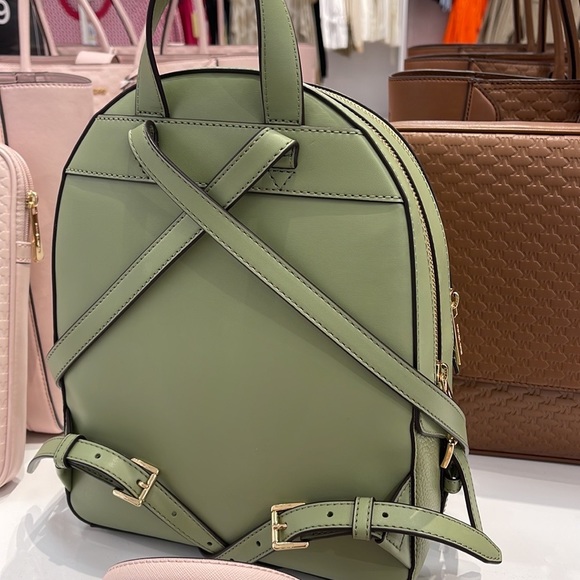 Michael Kors Jaycee Medium Logo Backpack 
Light Sage - Picture 6 of 16